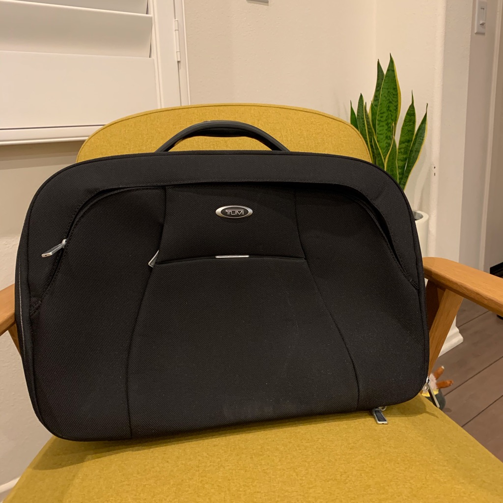 Tumi Personal Carry-On Laptop And Overnight Carbon